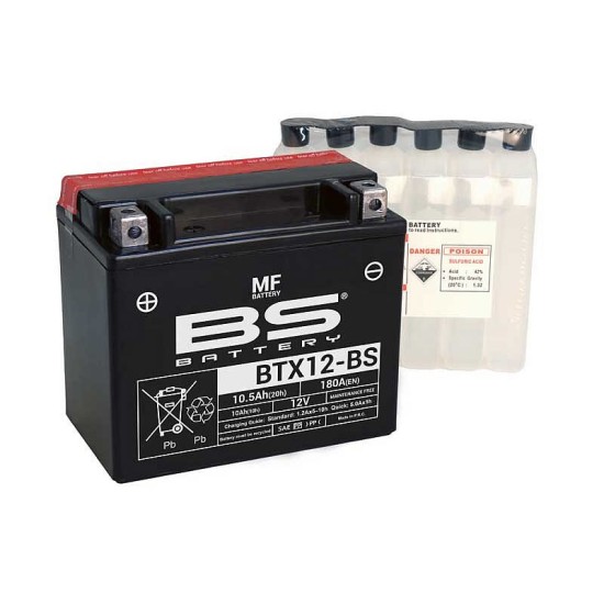 Akü Btx12-bs 12 V 10.5 Amper 180 Cc Bs Battery