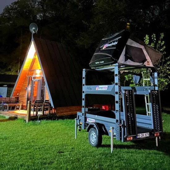 Hi̇ppo Trai̇ler Atv + Kamp Römorku Hi̇ppo Trai̇ler Atv + Kamp Römorku