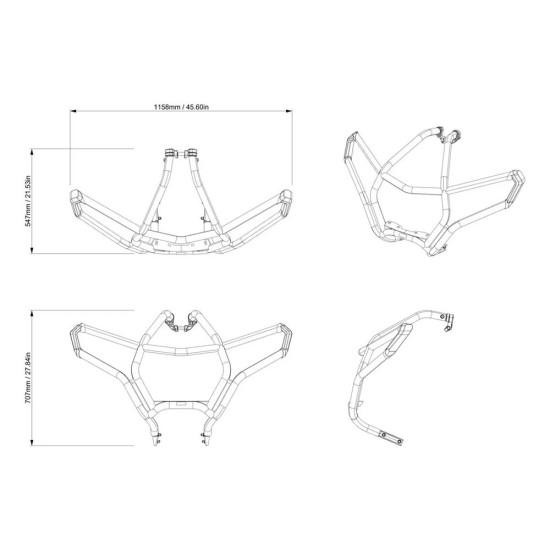 Can-am Maverick Trail ÖN Tampon