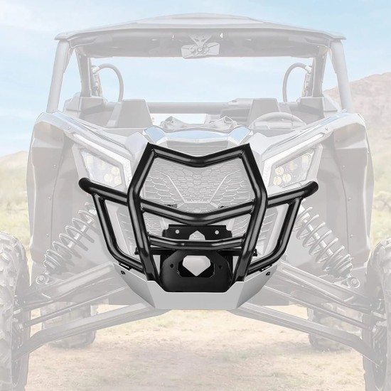 Can-am Maverick X3 ÖN Koruma Demiri Black Front Bumper Kit