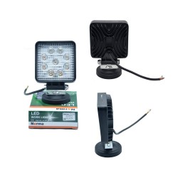 Norma Kare 3 Renk 9-60v 27w 42mm 9 Led Kalın S.k.b.