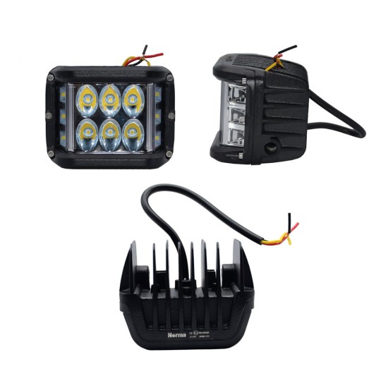 Norma Kare  Çakarlı Led Beyaz 27 W 9