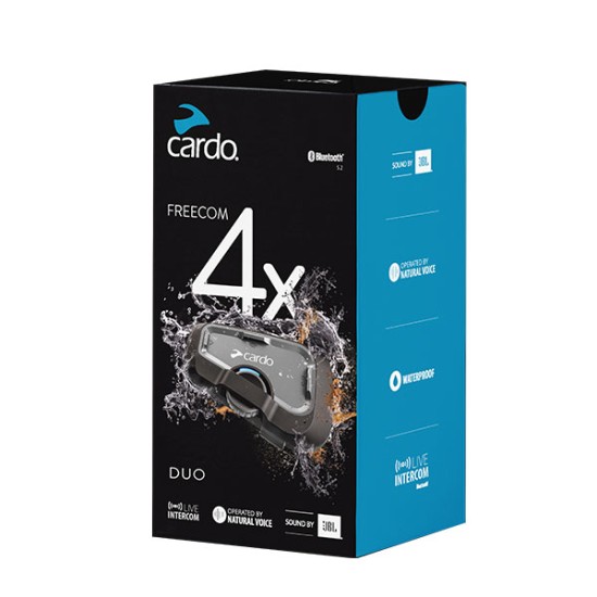 Cardo Freecom 4x Jbl Bluetooth Ve intercom (i̇ki̇li̇ Paket)
