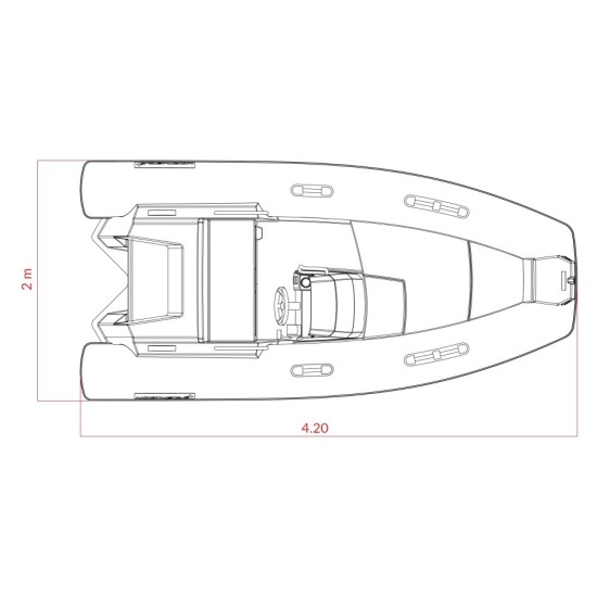 Northstar Axi̇s 4.2 Fi̇ber Tabanlı Boat