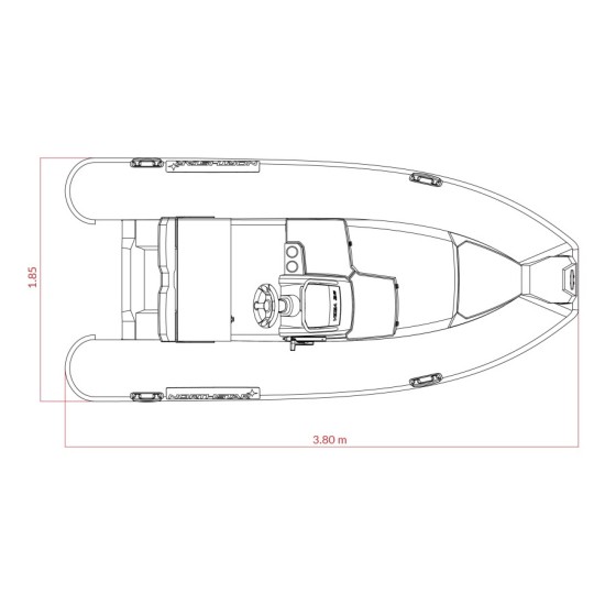 Northstar Vega 3.8  Fi̇ber Tabanlı Boat