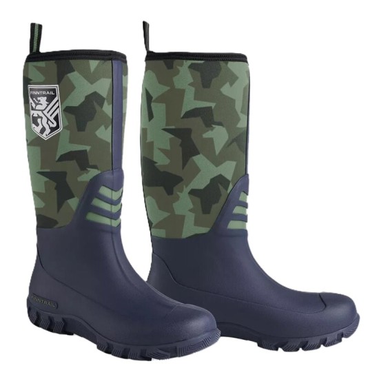Finntrail Rubber Boots Outlander 7516 Camoarmy Çizme