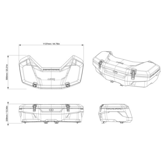Can-am ÇAnta 87l Box Storage