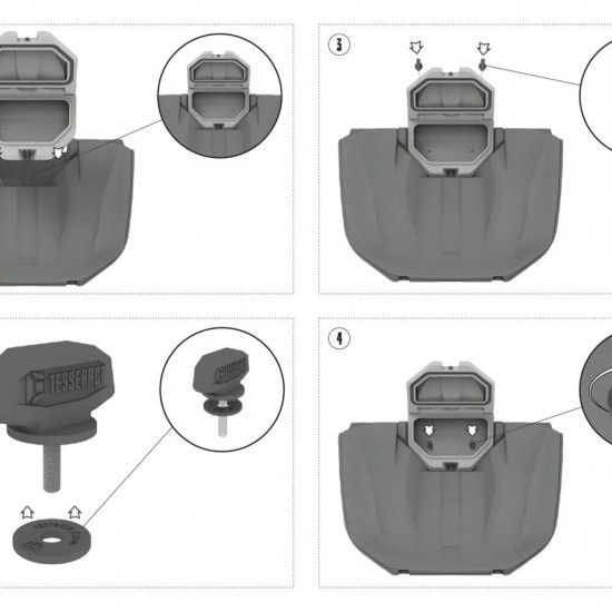 Tesseract Arka Çanta Utv Brp Can-am Maveri̇ck R 15 Li̇tre