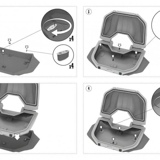 Tesseract Arka Çanta Utv Brp Can-am Maveri̇ck R 2024 175 Li̇tre