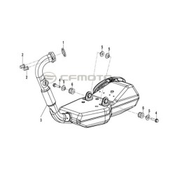 Cf Moto Sr 250 Egzoz Komple 2022 Csr2