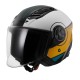 Ls2 Airflow 2 Cover Si̇yah Beyaz Kahve Kask