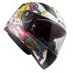 Ls2 Rapid Mini Crazy Pop Beyaz Pembe Çocuk Kask
