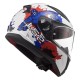Ls2 Rapid Mini Monster Beyaz Mavi̇ Çocuk Kask