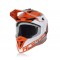 Acerbis Linear Turuncu Beyaz Kask