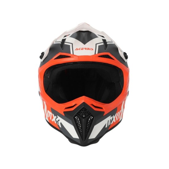 Acerbi̇s Profile 5 Beyaz Turuncu Kask