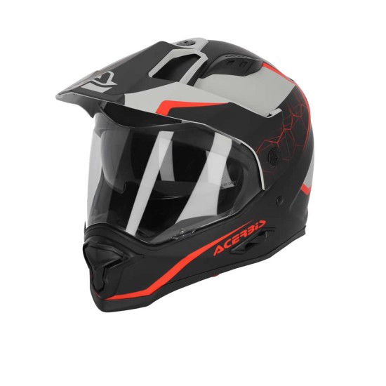 Acerbi̇s Reactive 22-06 Kask Si̇yah Kırmızı