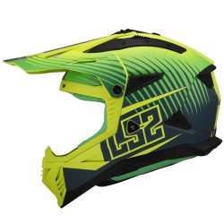 Ls2 Fast 2 Duck Yeşi̇l Neon Sarı