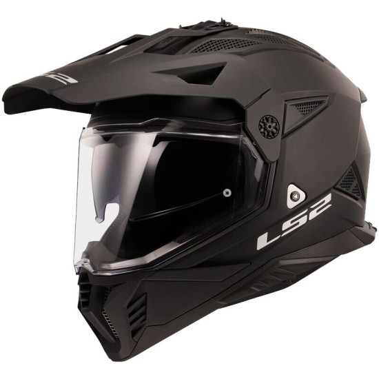 Ls2 Pioneer 2 Mat Siyah Kask