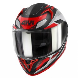 Givi 50.8 Brave Mat Si̇yah Titanium Kırmızı Kask