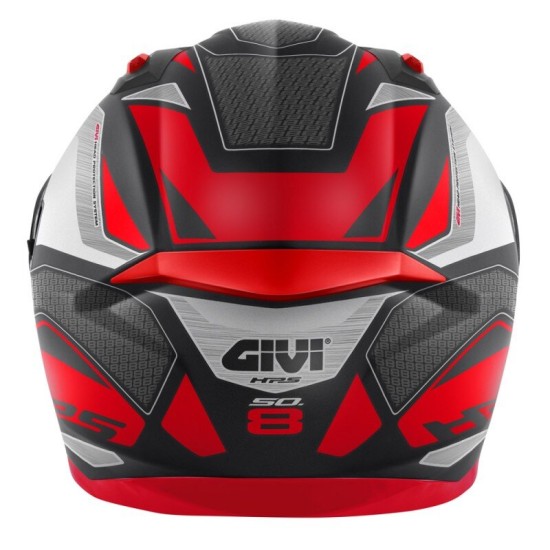 Givi 50.8 Brave Mat Si̇yah Titanium Kırmızı Kask