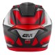 Givi 50.8 Brave Mat Si̇yah Titanium Kırmızı Kask