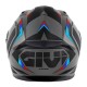 Givi 50.8 Mach1 Mat Gri Siyah Kırmızı Kask