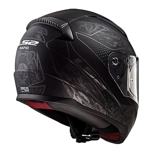 Ls2 Rapid Crypt Mat Siyah Kask