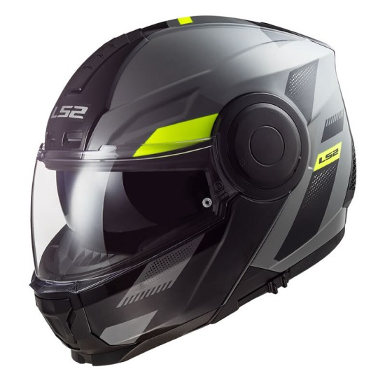 Ls2 Scope Max Mat Si̇yah Neon Sarı Kask