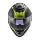 Ls2 Storm Nerve Mat Siyah Neon Sarı Kask