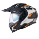 Nexx X.wed 3 Keyo Mat Beyaz Turuncu Kask