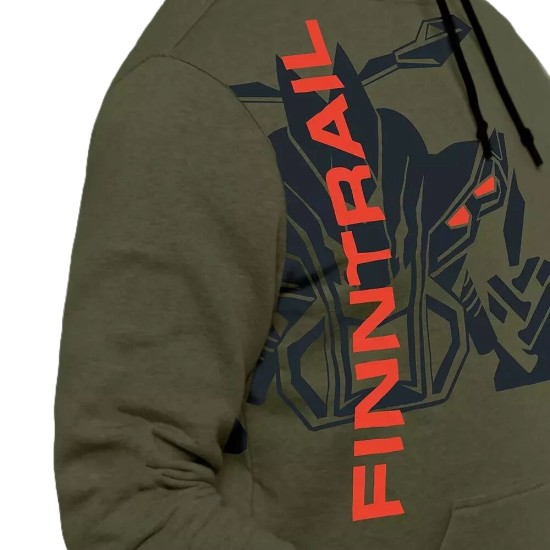Finntrail Hoody Atv 6810 Khaki Sweatshi̇rt