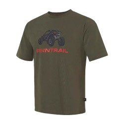 Finntrail T-shirt Buggy 6716 Khaki Haki̇ Ti̇şört