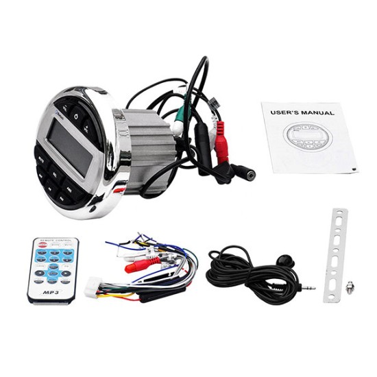 Di̇bei̇si̇ Araç Radyosu Beyaz Renk Hoparlörleri ile Birlikte Marin Atv Ve Utv