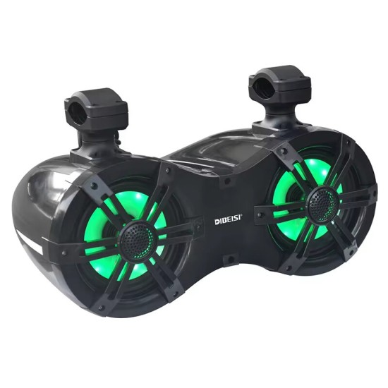 Dibeisi Hoparlör Siyah Renk Marin Atv Ve Utv Ledli