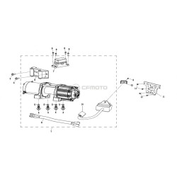 Cf Moto Cforce 1000 Overland Vinç Motoru Komple Clnd
