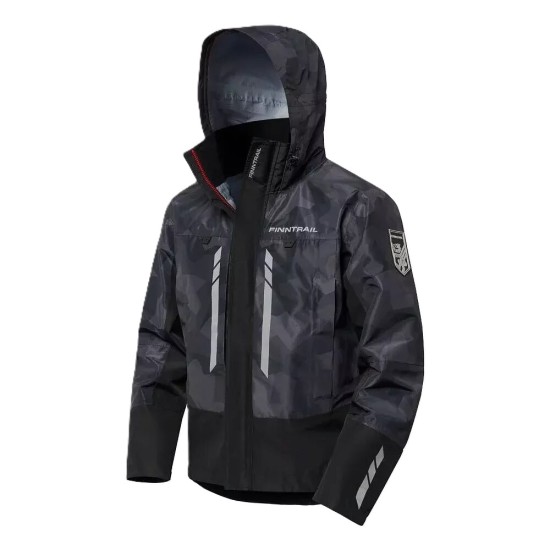 Fi̇nntrai̇l Jacket Greenwood 4021 Camoshadowblack Ceket
