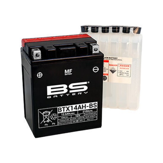 Akü Btx14ah 12v 12ah Bs Battery