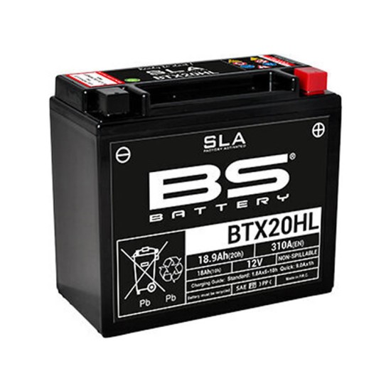 Akü Btx20hl 12v 18ah Bs Battery