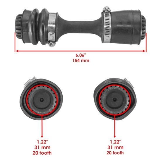 Can Am ÖN Diferansiyel Tahrik Mili Outlander 1000 2012-2019