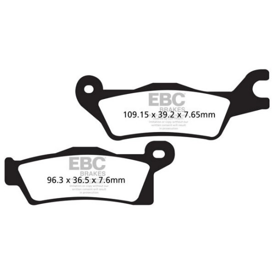 Can Am Outlander 500/800/1000 Sol Fren Balatası Ebc
