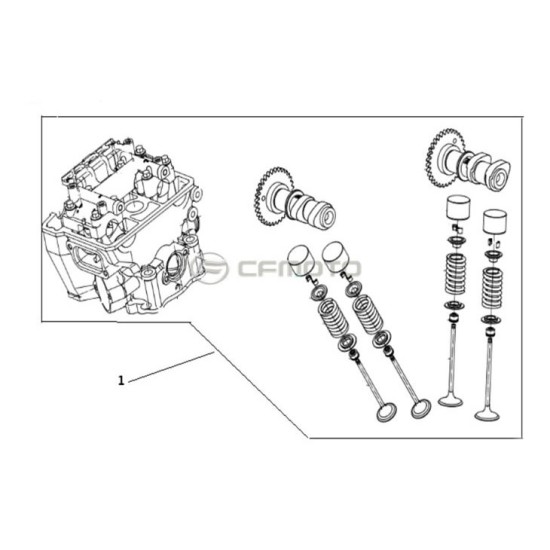 Cf Moto 250 Sr Silindir Kapağı Komple Csr2
