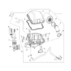 Cf Moto Cforce 1000cc Atv Hava Filtresi Komple Cat1