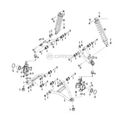 Cf Moto Cforce 450cc Atv ÖN Amortisör Ca3l