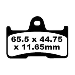 Cf Moto Cforce 625cc Atv Arka Fren Balatası Ebc