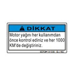 Cf Moto Motor Yağı Uyarı Eti̇keti̇ 500 Atr-3