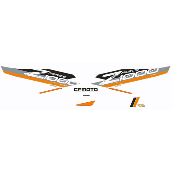 Cf Moto Zforce 1000 Eti̇ket Seti̇ Komple 
