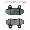 Mondial Ön Fren Disk Balatası Rr Zn Nt Rf Znx Znu Lyl 9mm